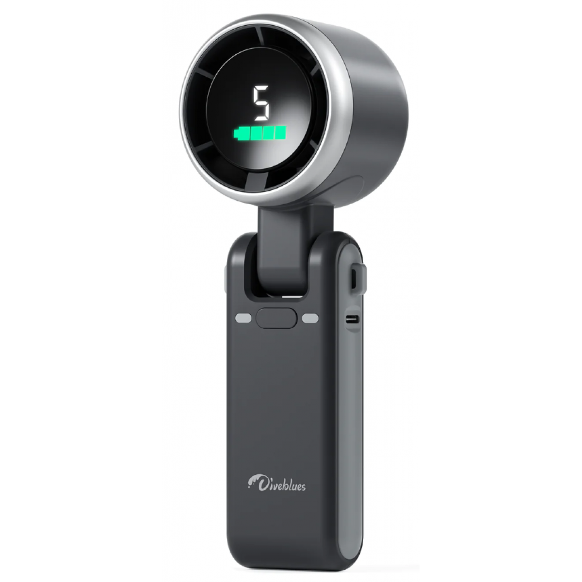 Diveblues DCDBLN607-03 可折疊渦輪手提高速風扇 (灰色)